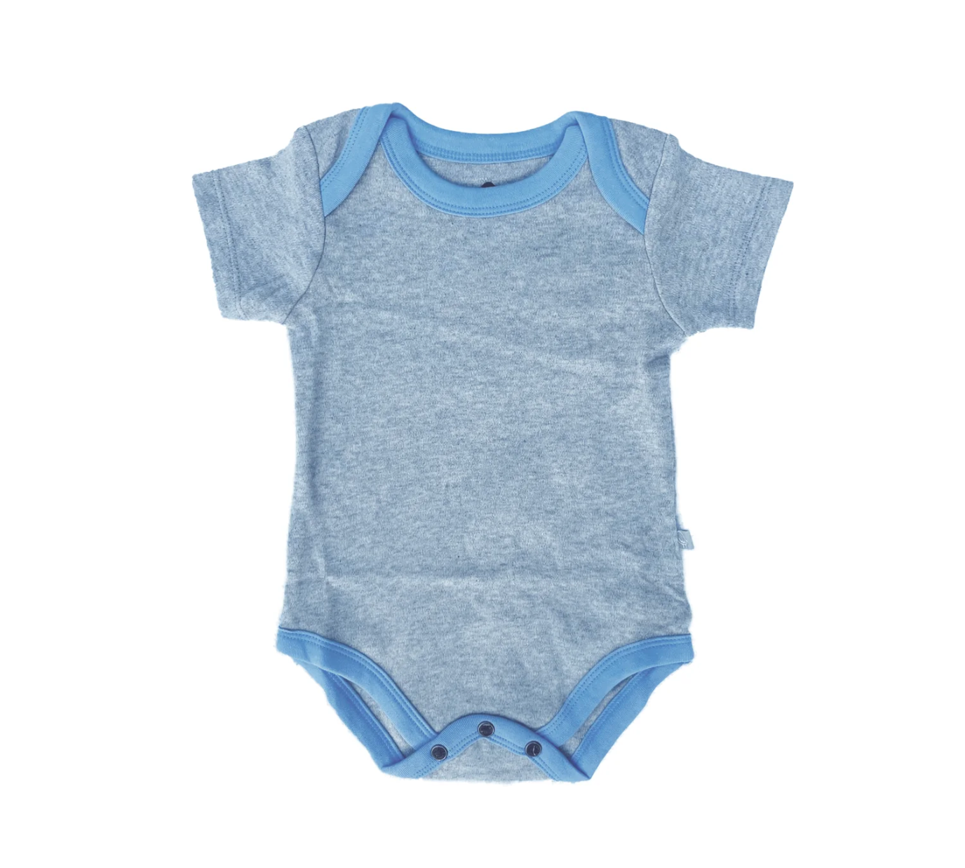 Finn + Emma - Baby lap organic bodysuit | periwinkle colorblock