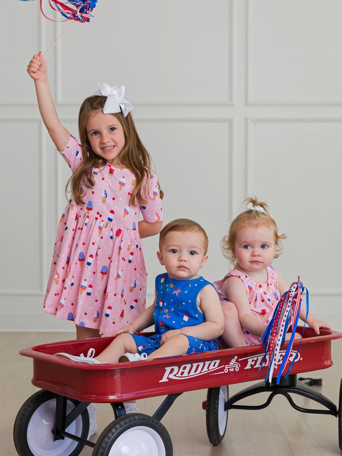Sweet Freedom Short Sleeve Knit Twirl Dress