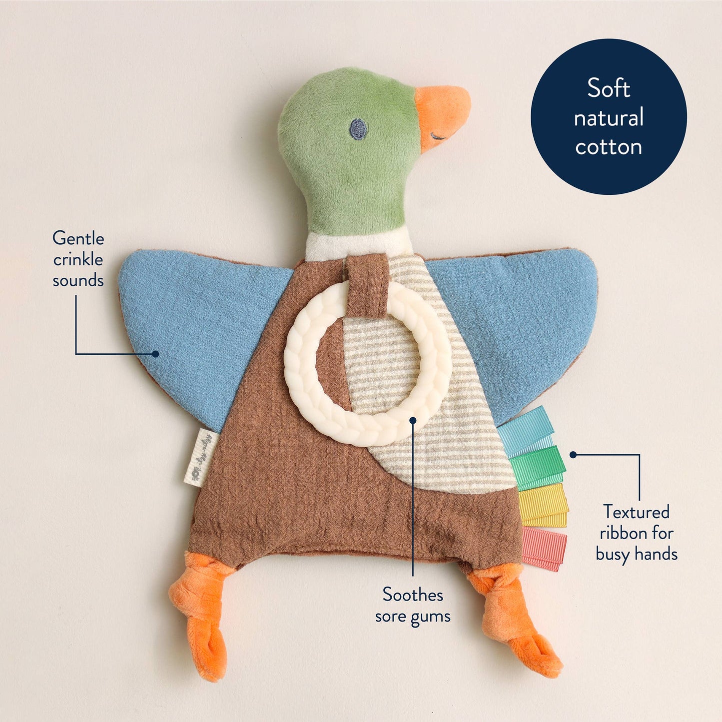 Itzy Ritzy | Mallard Duck Bitzy Crinkle™