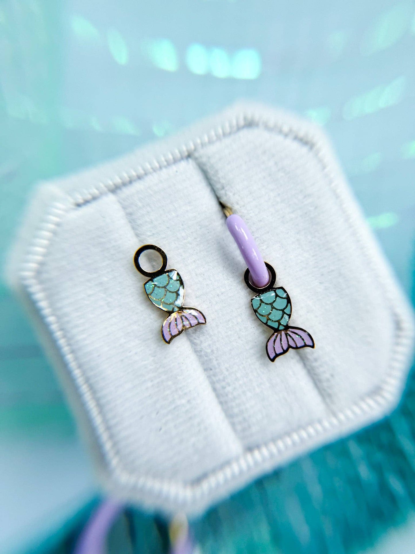 Mermaid Tail Huggie Charms