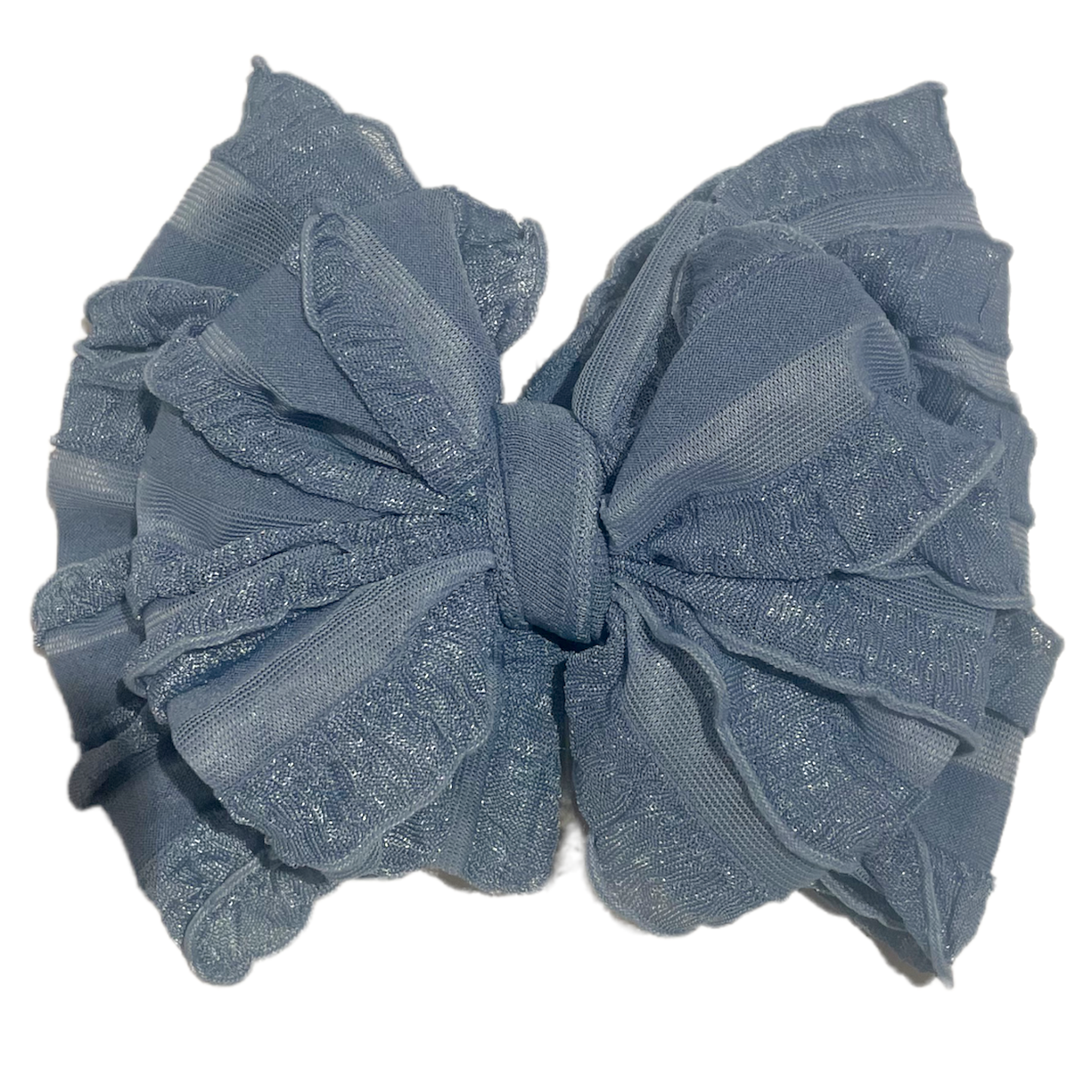 Rockin Royalty - Denim Ruffled Headband