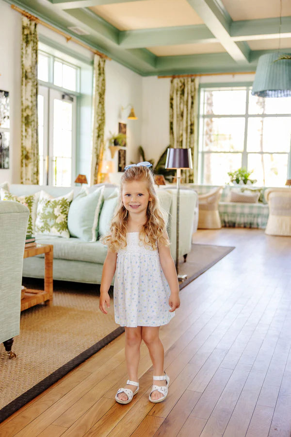 TBBC | Babs Dress - Dunwoody Daisy with Worth Avenue White