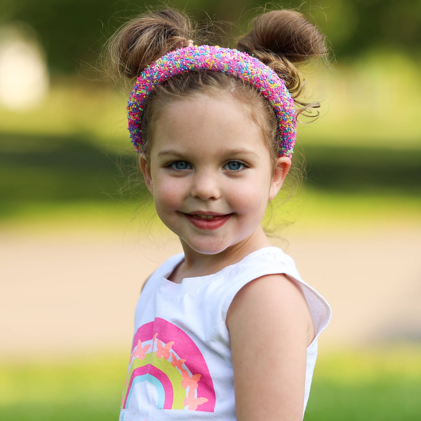 Rainbow Confetti Sprinkles Headband