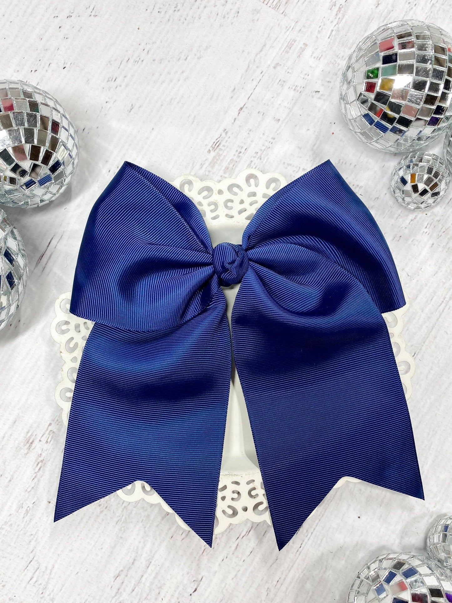 6" Cheer/Dance Bow - Alligator Clip