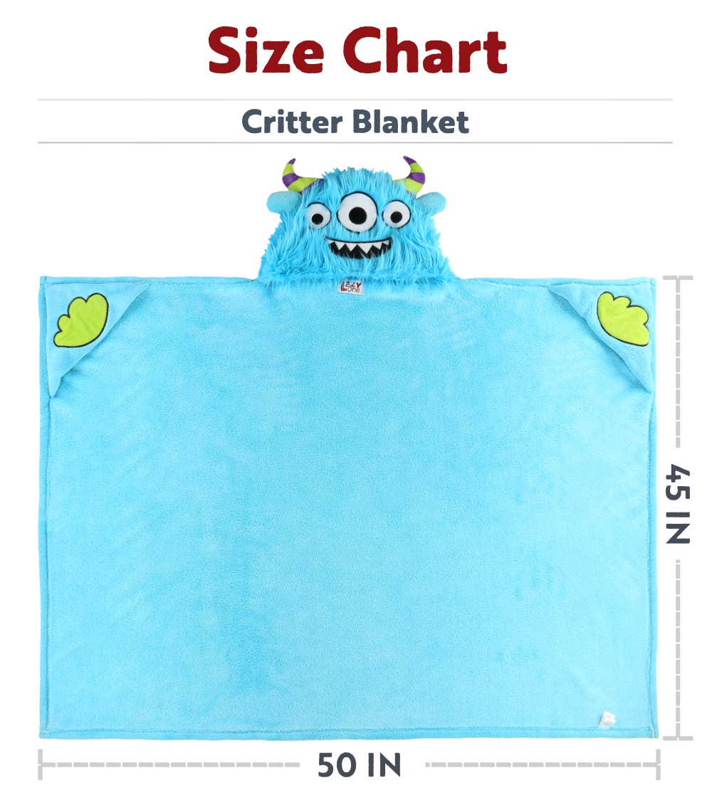 LazyOne | Wearable Hooded Fleece Blankets For Kids - Pink Dinosaur