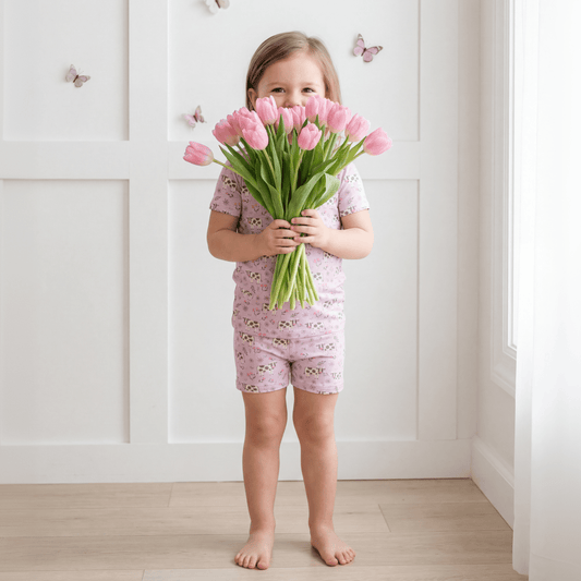 Sweet Bamboo | Cow-Girl Summer Pajama Set