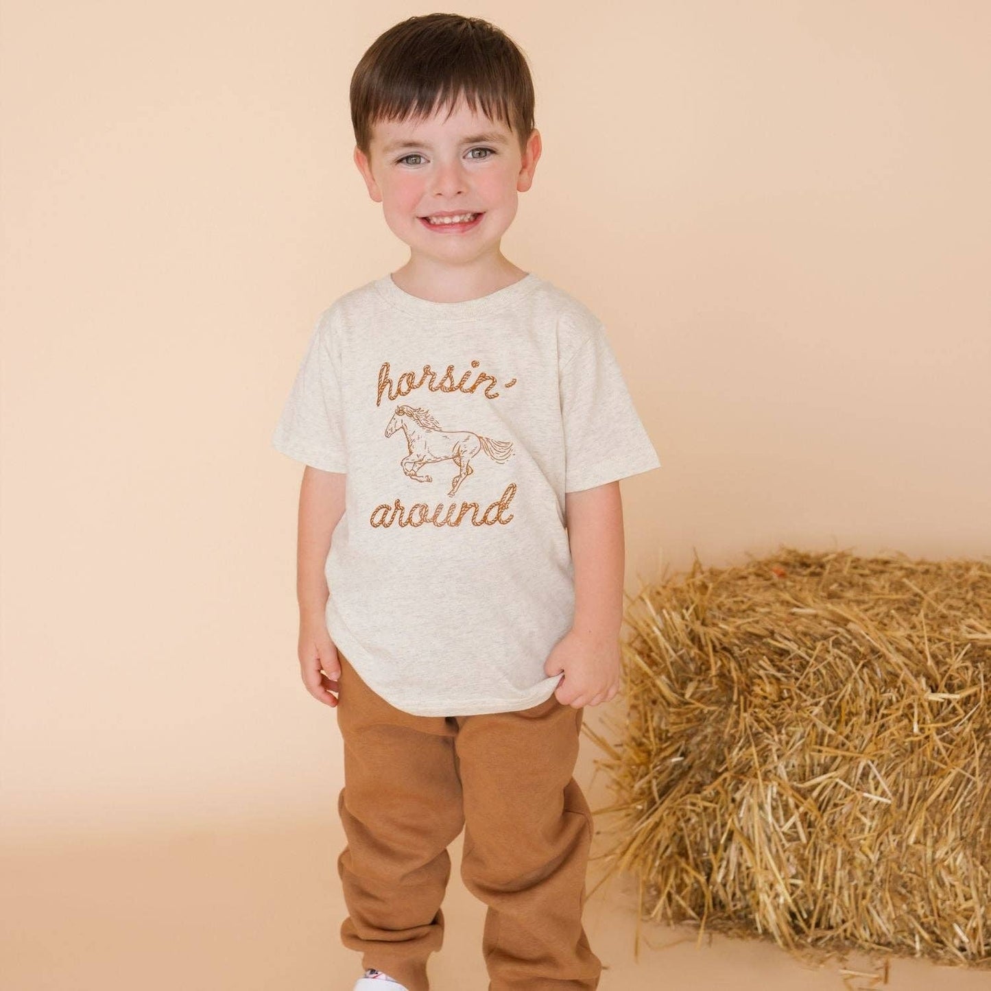 Horsin' Around Western Short Sleeve T-Shirt