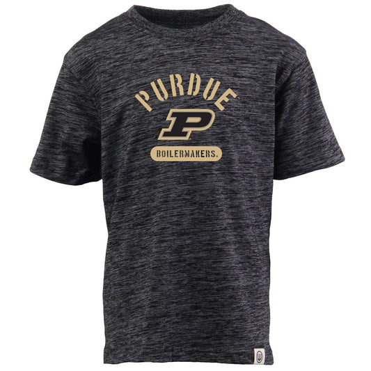Purdue Boilermakers NCAA Kids S/S Cloudy Yarn Tee