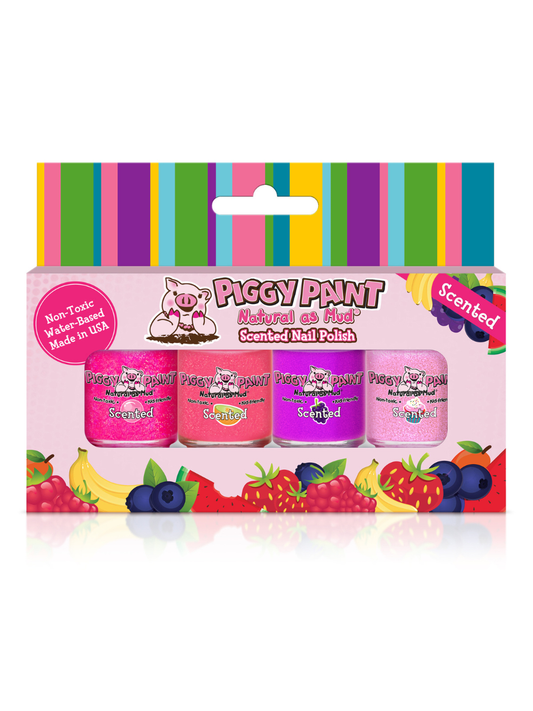 Piggy Paint - Scented Lucky Lollipop Set Non-Toxic Kids Nail Polish