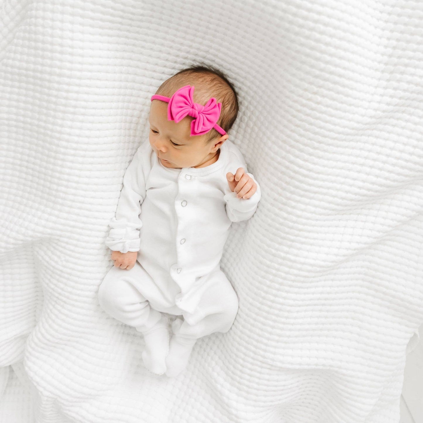 Baby Bling Bows - Baby Bling® Baby FAB® Skinny soft nylon bow headband