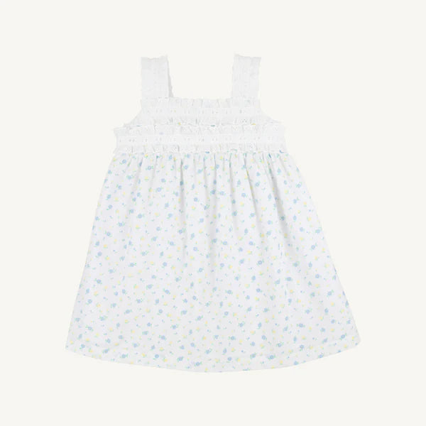 TBBC | Babs Dress - Dunwoody Daisy with Worth Avenue White