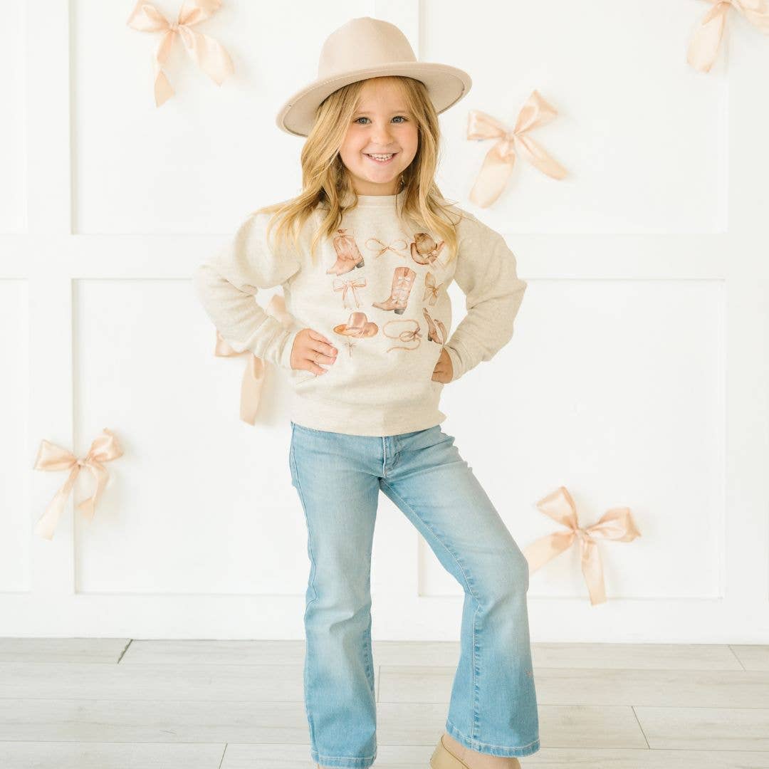 Girls Cowgirl Cutie Sweatshirt