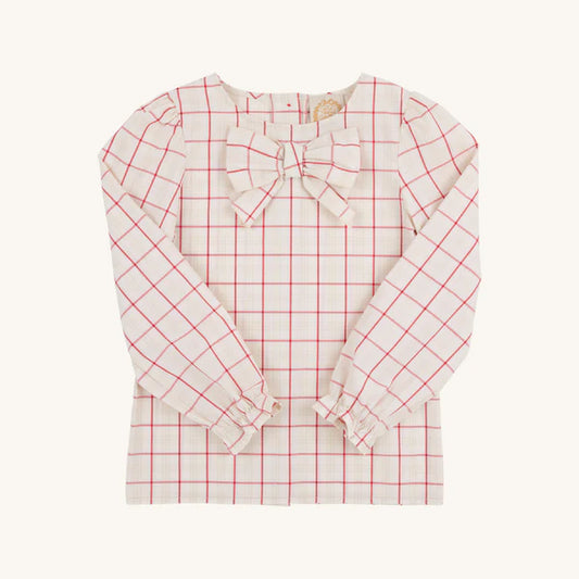 TBBC | Beatrice Bow Blouse & Onesie - Oak Park Plaid