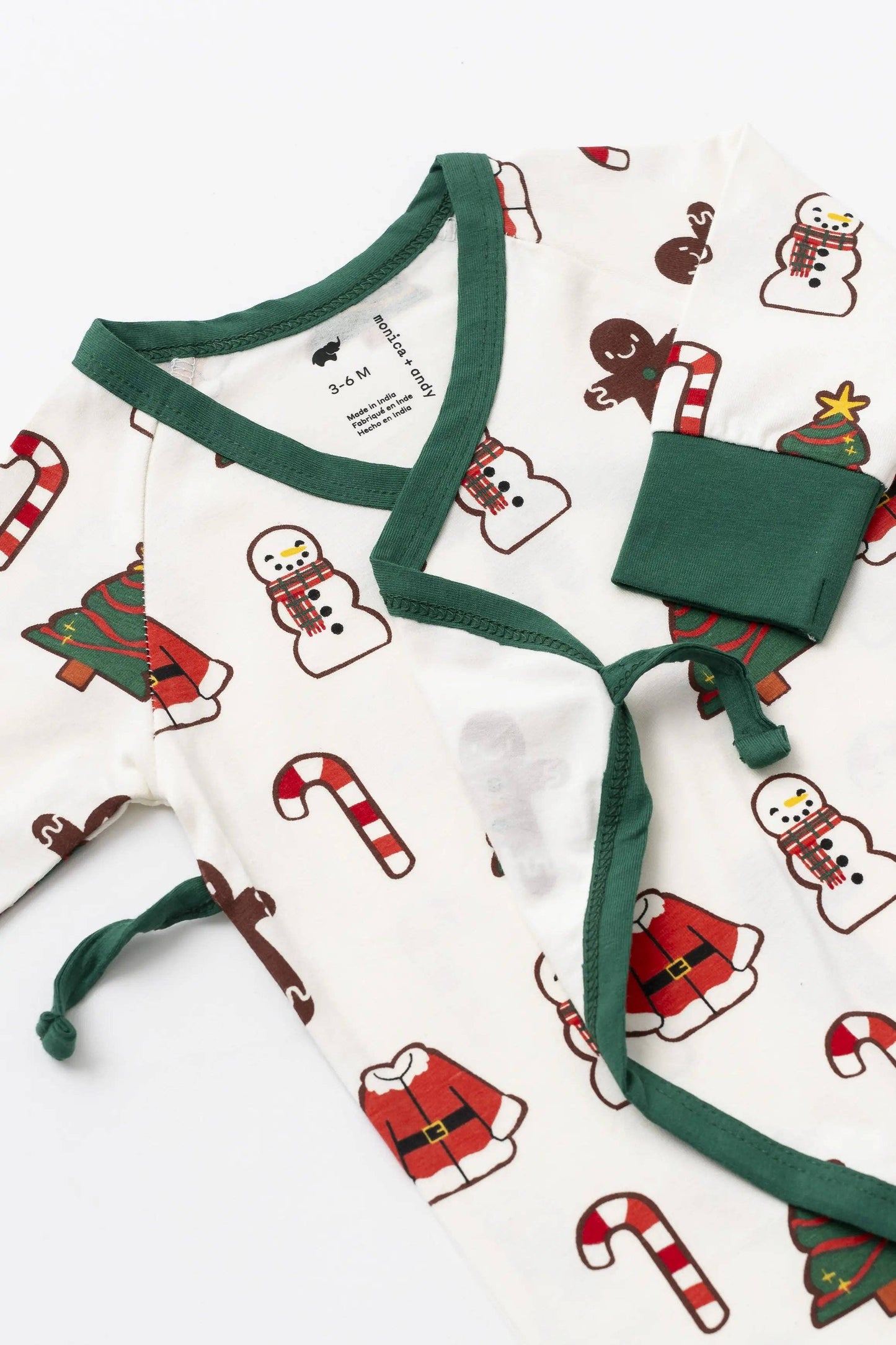 Cookie Sheet Baby Kimono Tie One-Piece