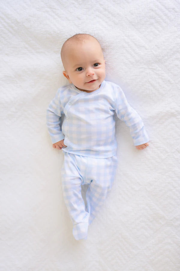 TBBC | Cameron Cross Front Set - Buckhead Blue Gingham