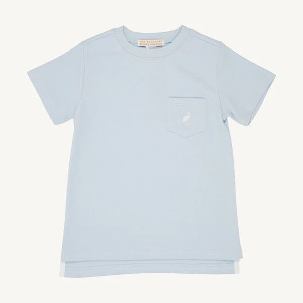 TBBC | Carter Crewneck - Buckhead Blue with Worth Avenue White