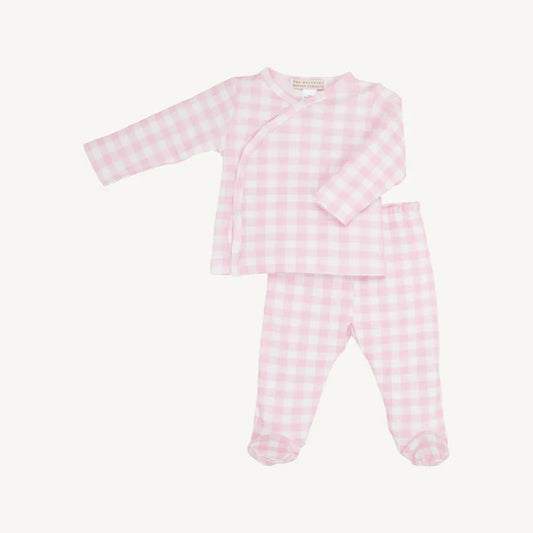 TBBC | Cameron Cross Front Set - Palm Beach Pink Gingham