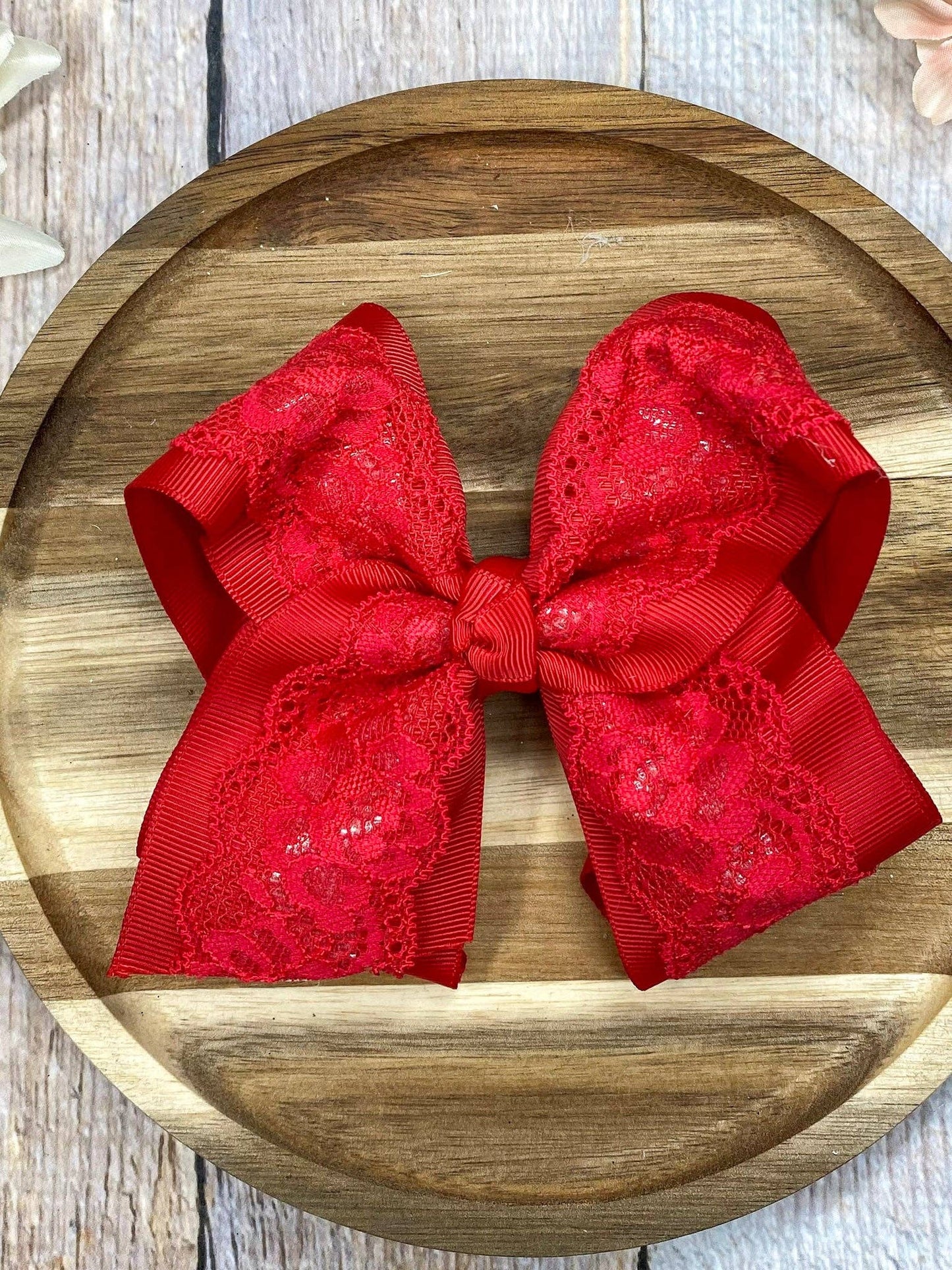 4.5" Chantilly Lace Classic Hair Bow