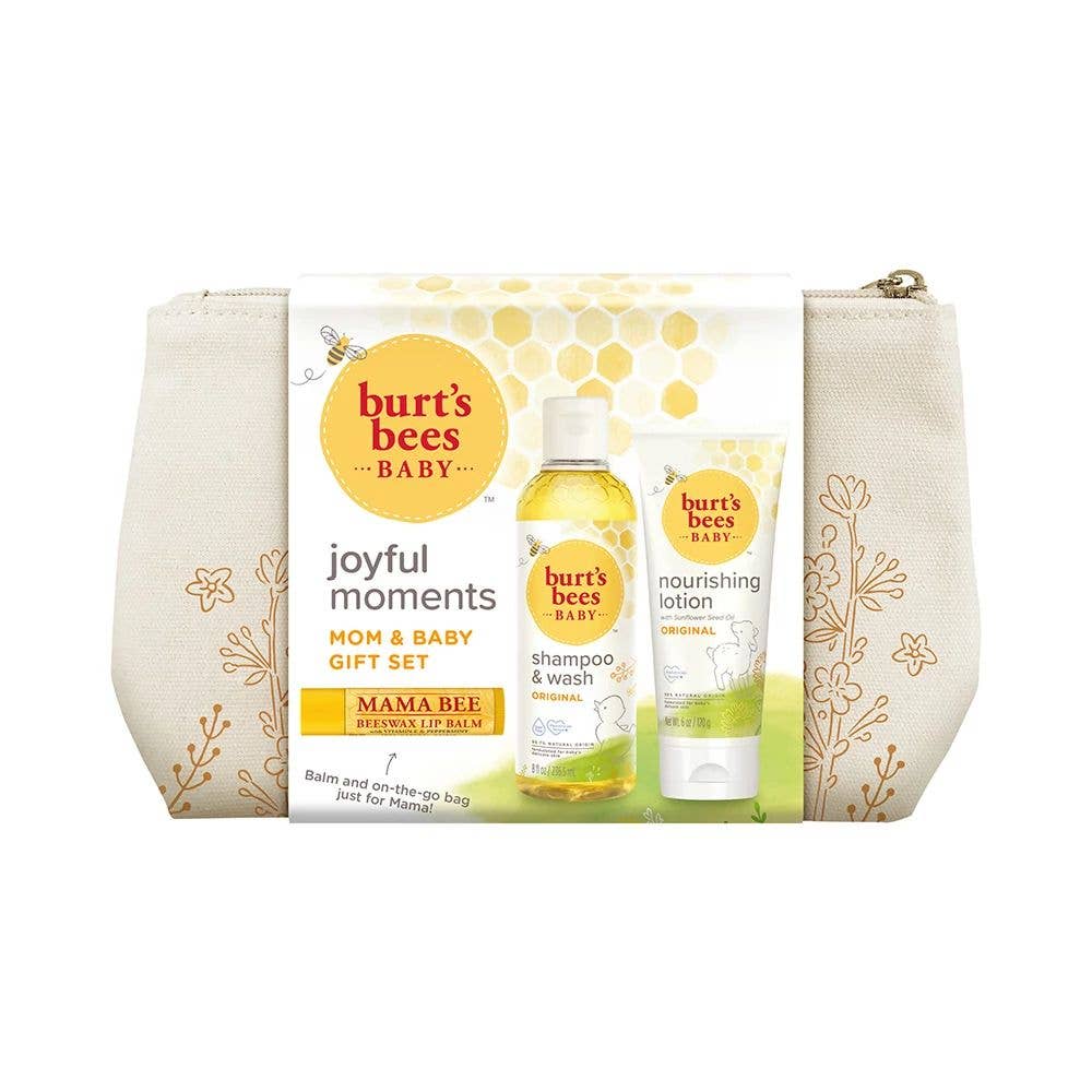 Burt's Bees - Joyful Moments Mom & Baby Gift Set-Wash, Lotion & Lip Balm