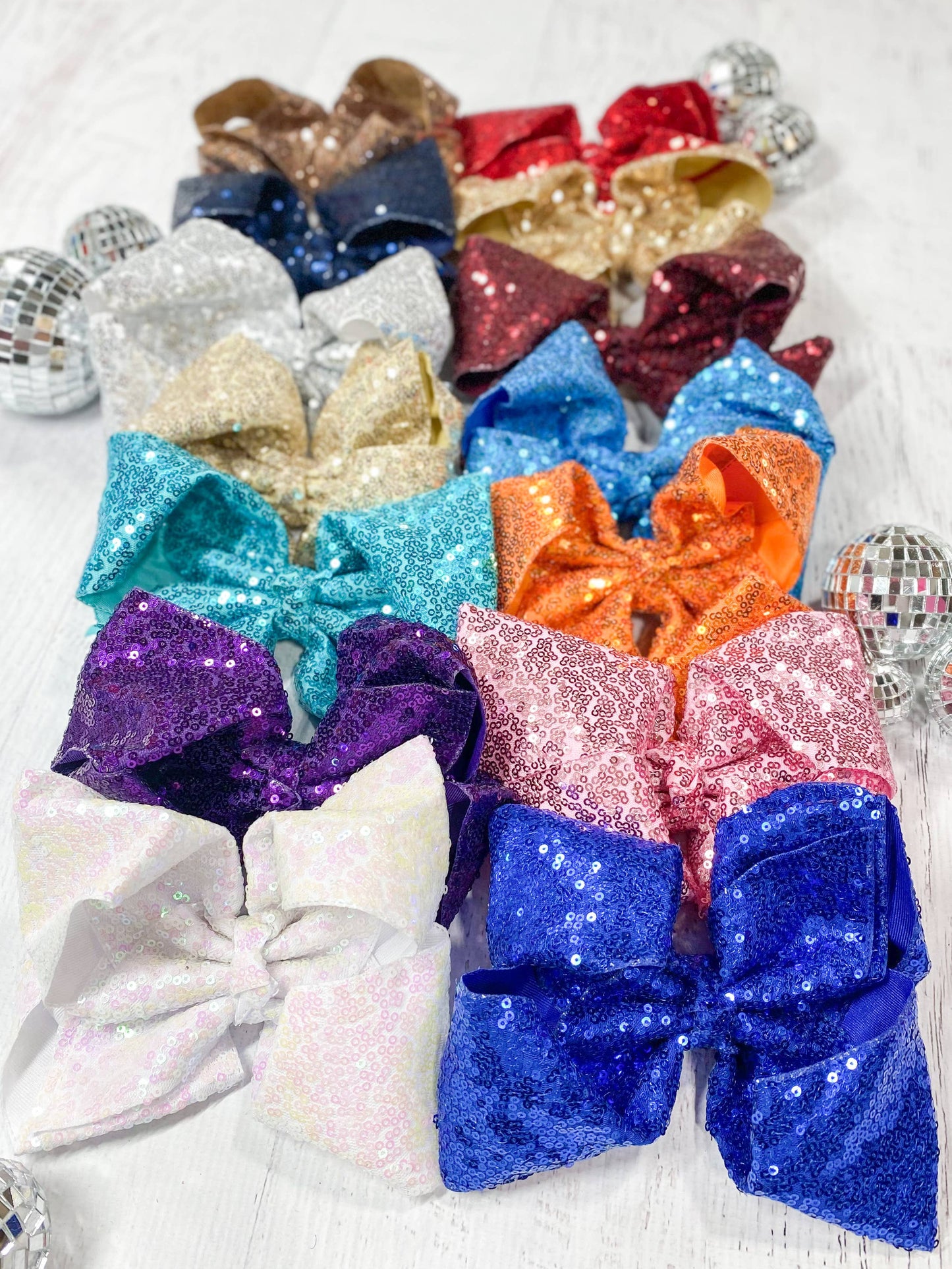 Sequin Texas Size Hair Bows