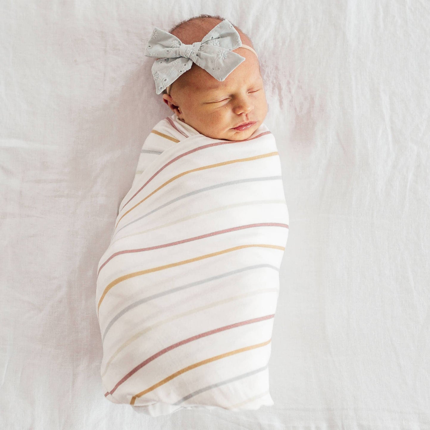 Copper Pearl | Knit Swaddle Blanket - Piper