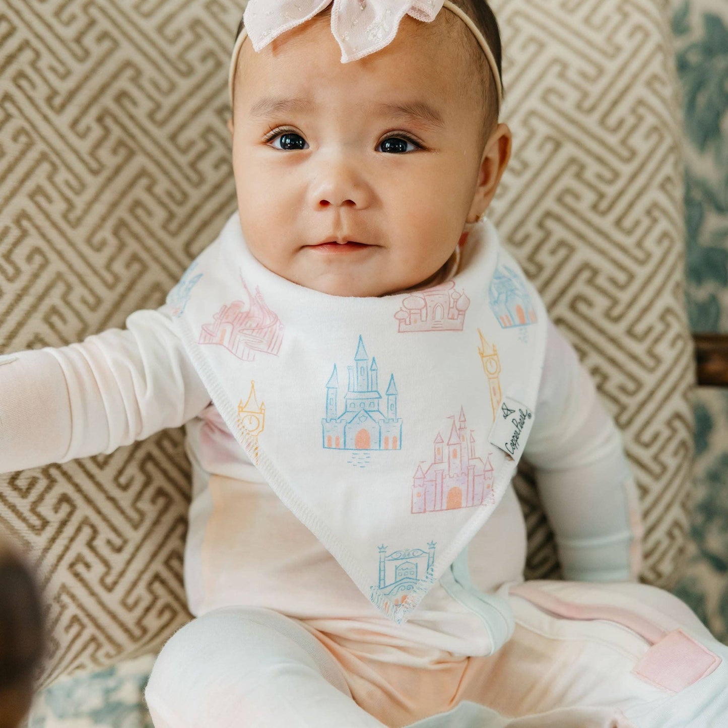 Copper Pearl | 4 Pack Baby Bandana Bibs - Disney Princess
