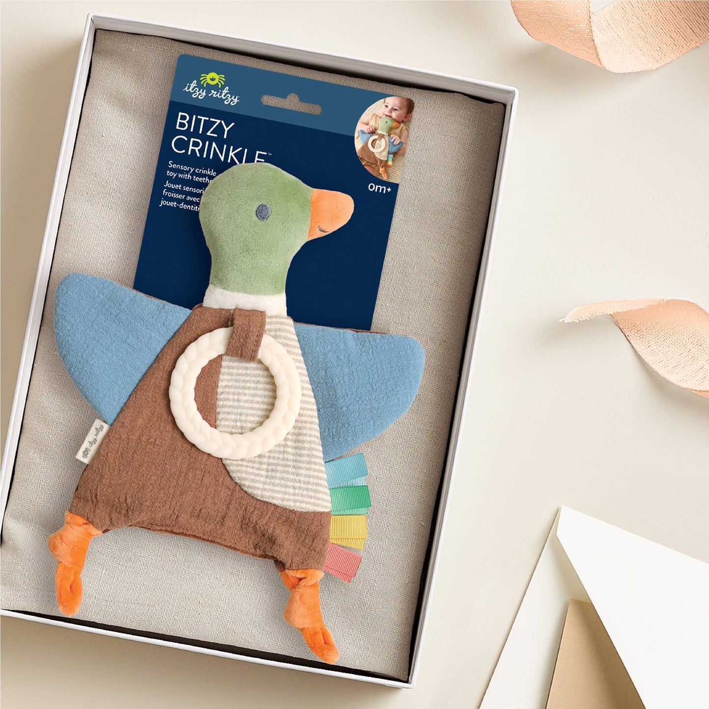 Itzy Ritzy | Mallard Duck Bitzy Crinkle™