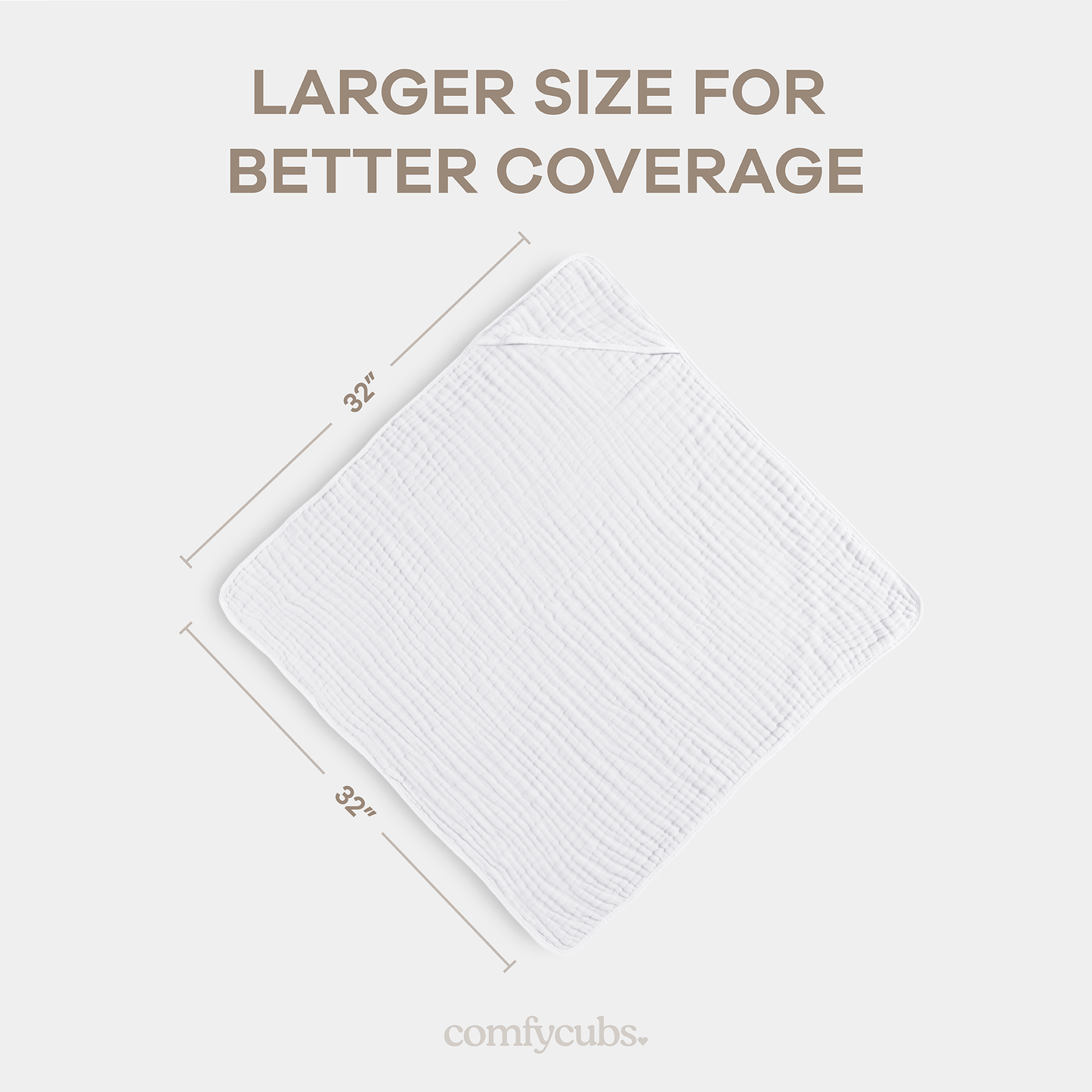 6 Layer Muslin Hooded Towel