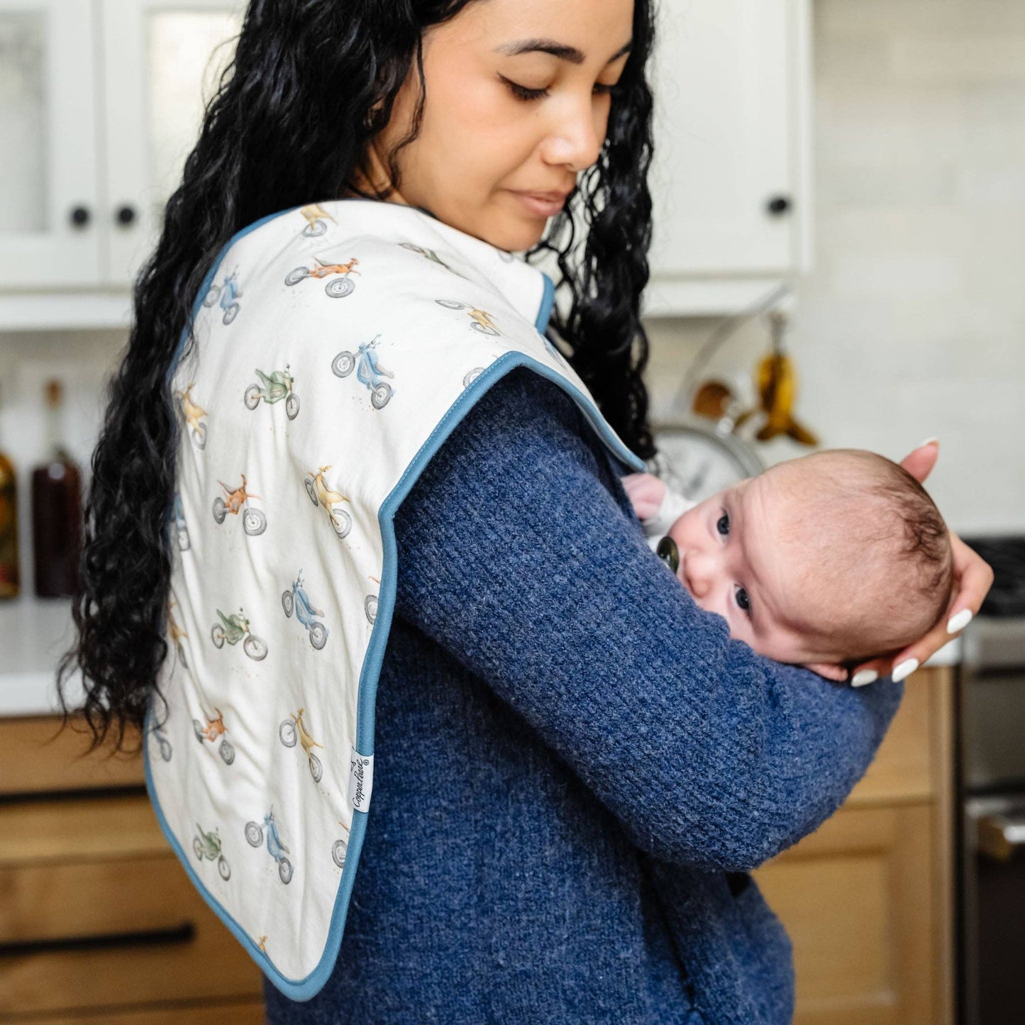 Copper Pearl | 3 Pack Premium Burp Cloths - Ryder