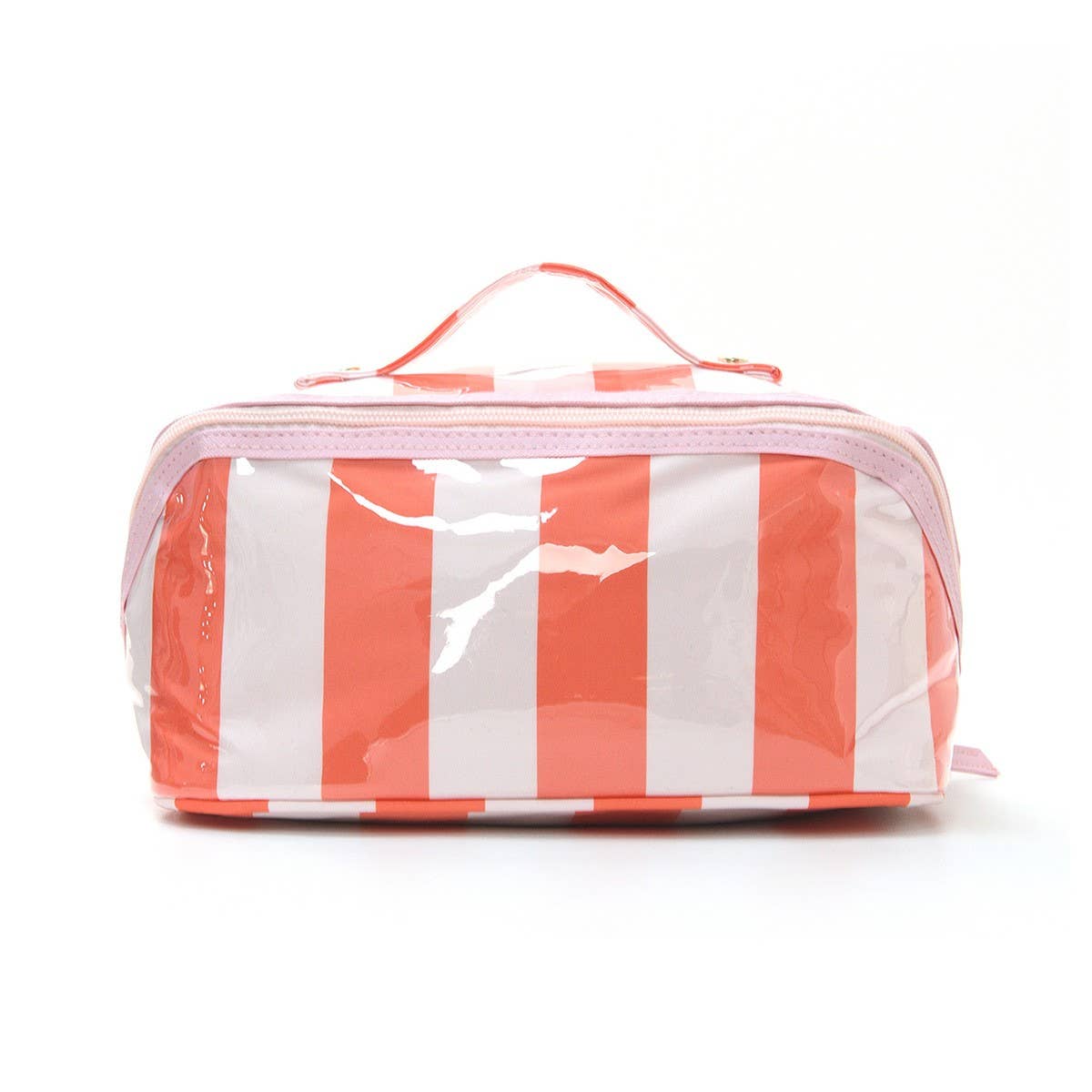 Vinyl Open-Flat Cosmetic Pouch