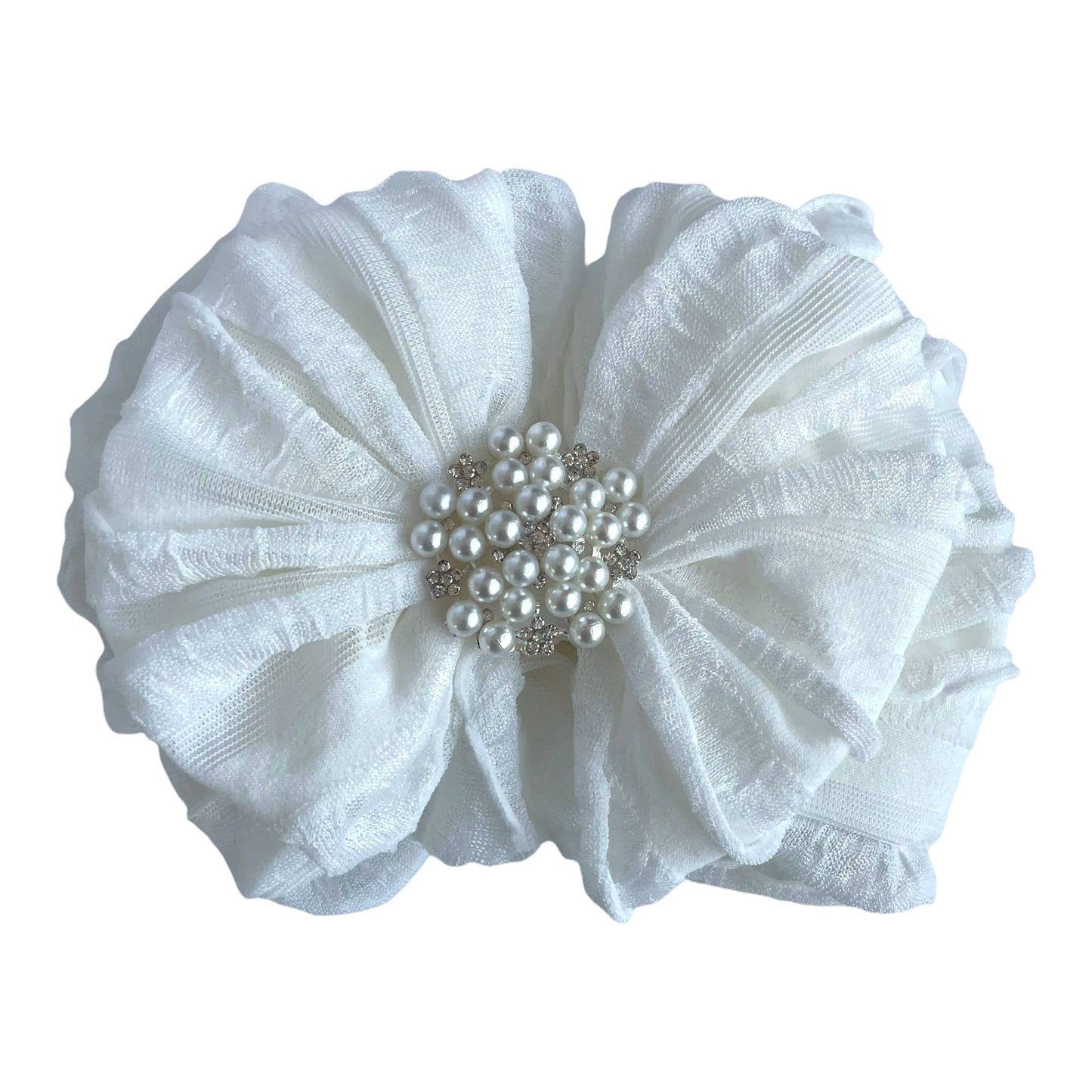 Rockin Royalty - Pearl Ruffled Headband