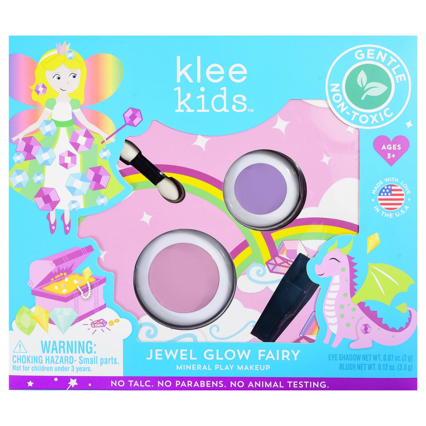 Klee Naturals | Twinkle Magic Fairy - Klee Kids Play Makeup 2-PC Kit