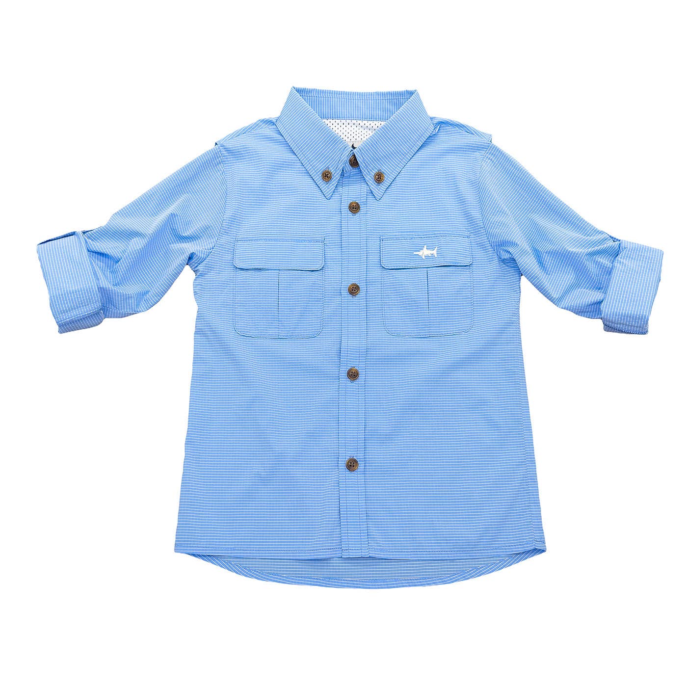 Saltwater Boys Company - Flagler Fishing Shirt Blue Stripe