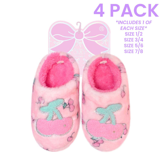 OMG Accessories - Cherry Printed Slippers