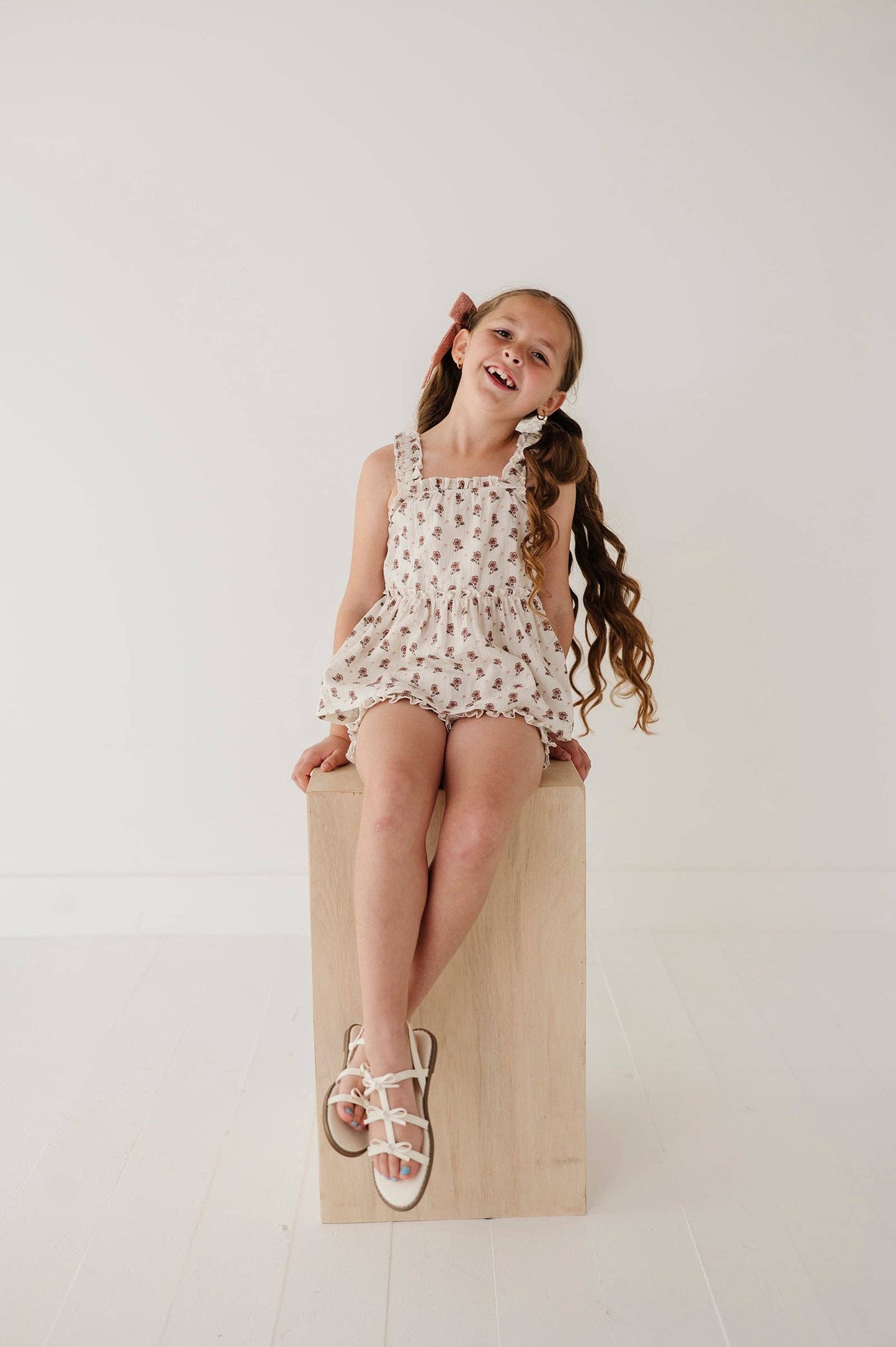 Avery & Alexander Ruffle Gauze Tank
