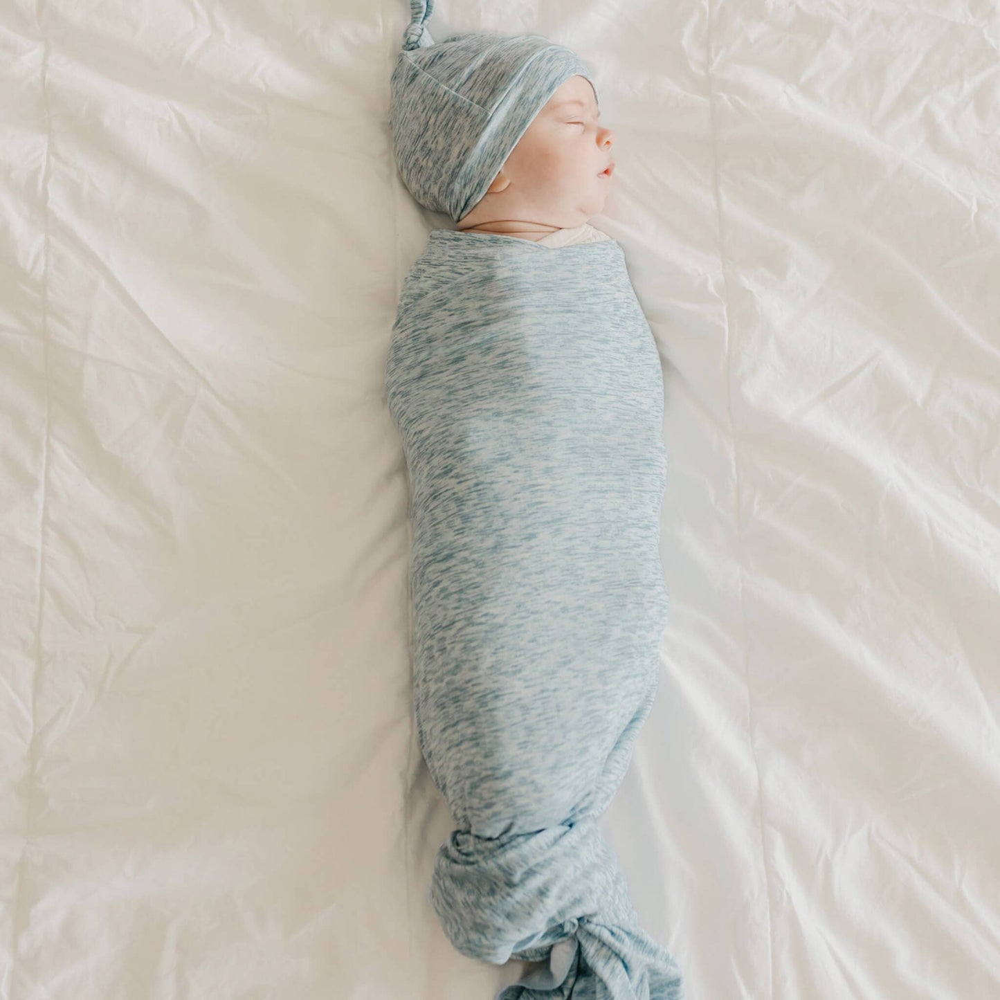 Copper Pearl | Knit Swaddle Blanket - Lennon
