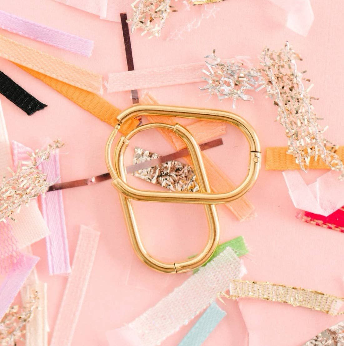 Pierced Co - Rectangle Gold Huggies