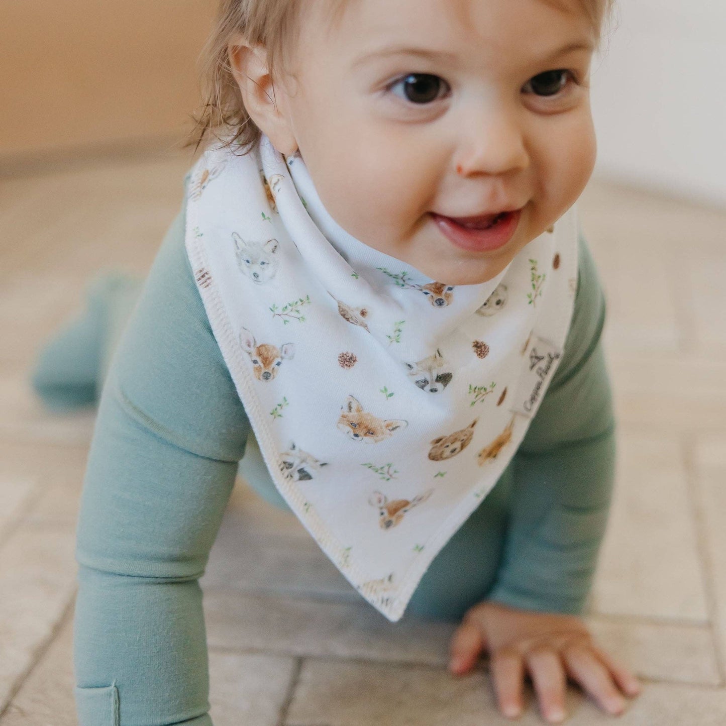 Copper Pearl | 4 Pack Baby Bandana Bibs - Wilder