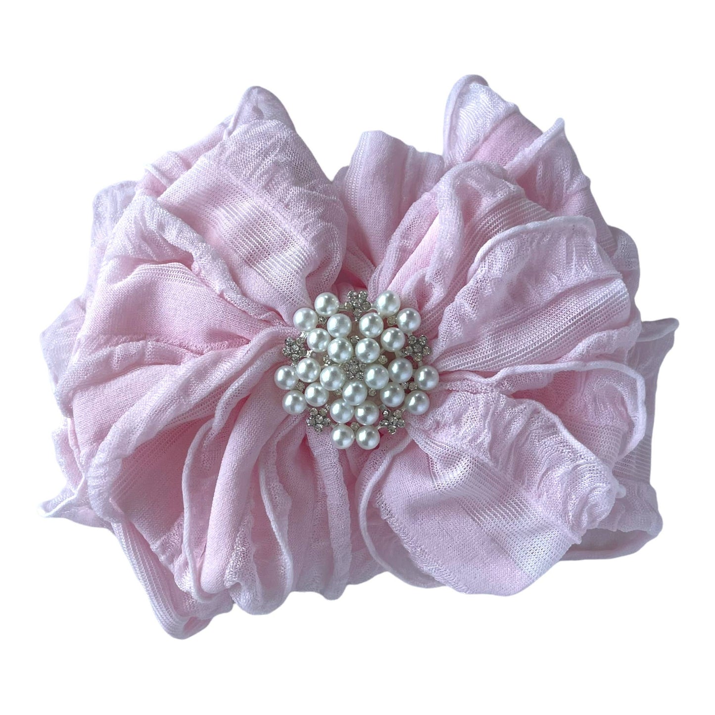 Rockin Royalty - Pearl Ruffled Headband