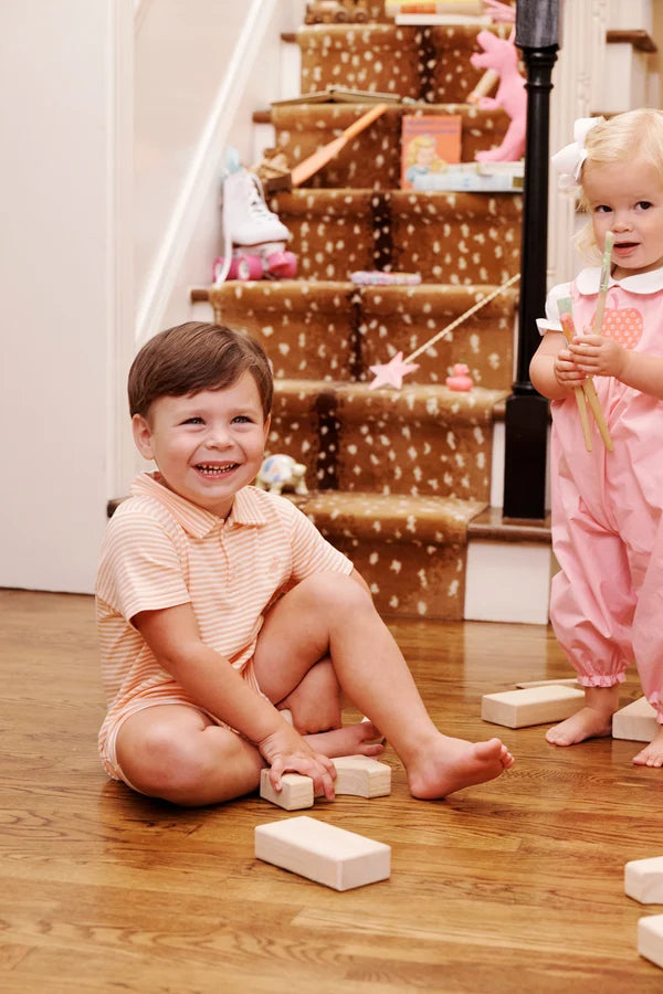 TBBC | Sir Proper's Romper - Seashore Sherbet Stripe/Multicolor