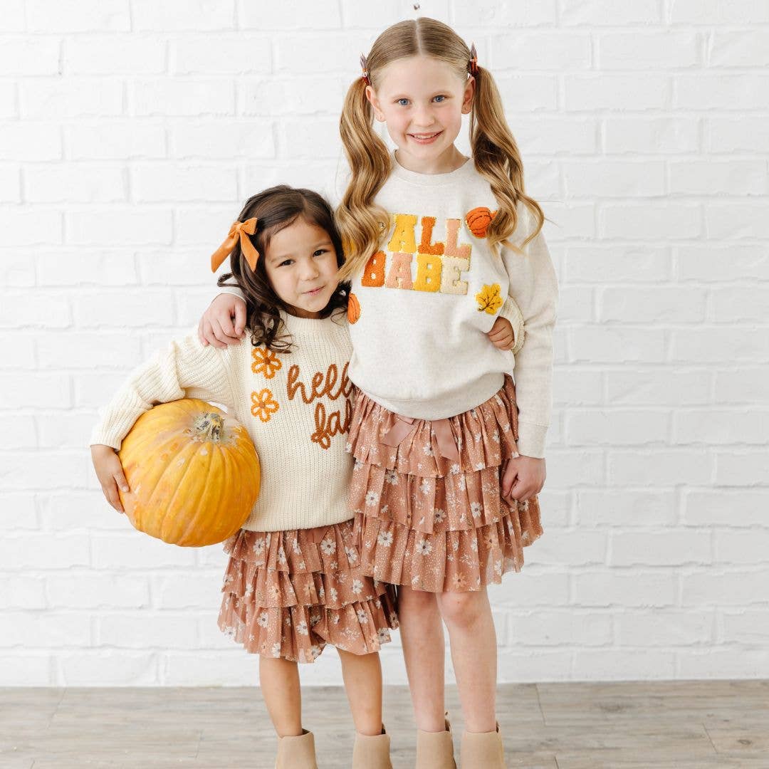 Spice Glitter Hair Bow Clip Set