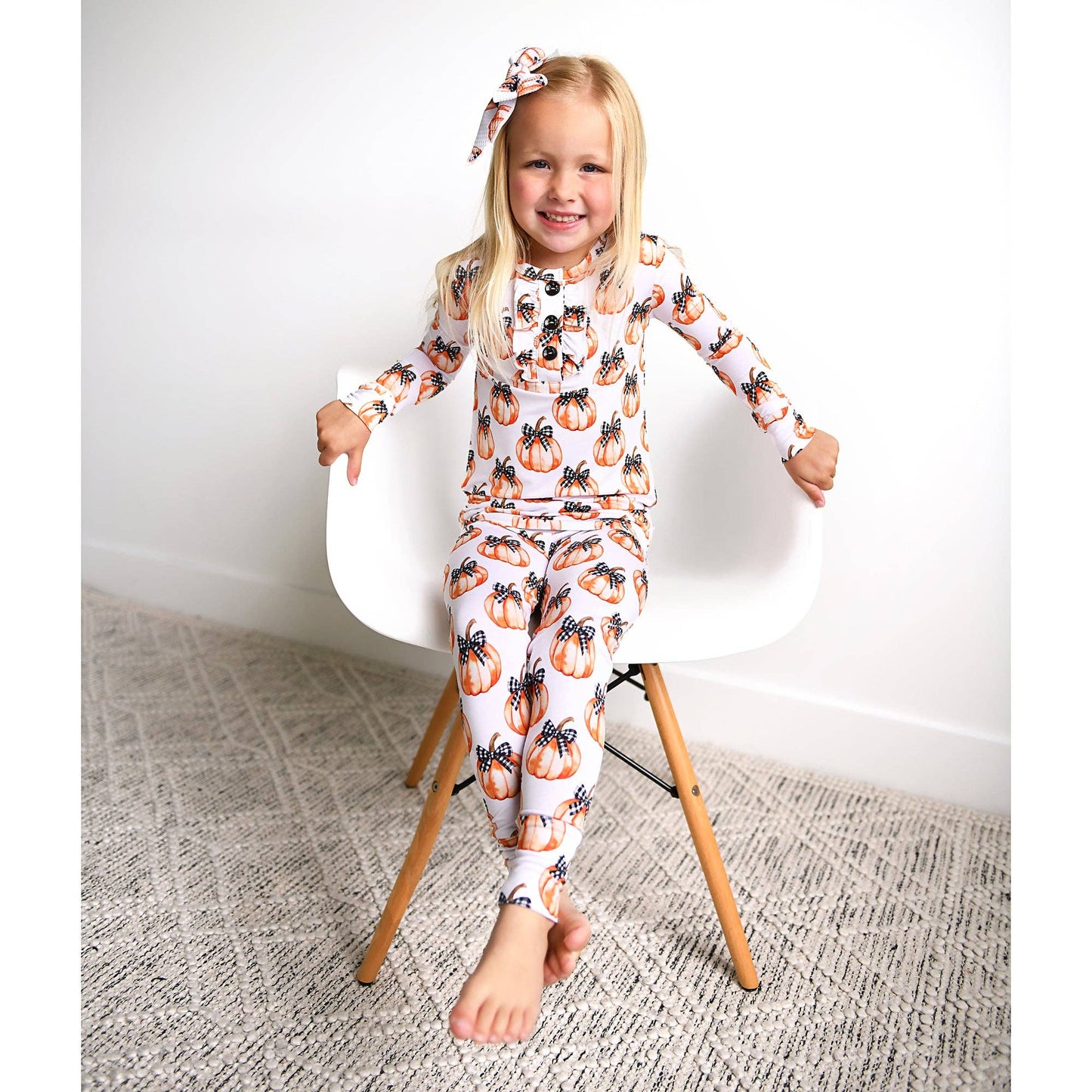 Lilith Pumpkin Ruffle Two Piece