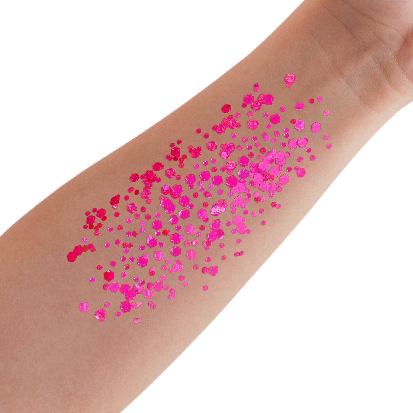 Piggy Paint - Chunky Confetti Glitter Gel - Neon Pink