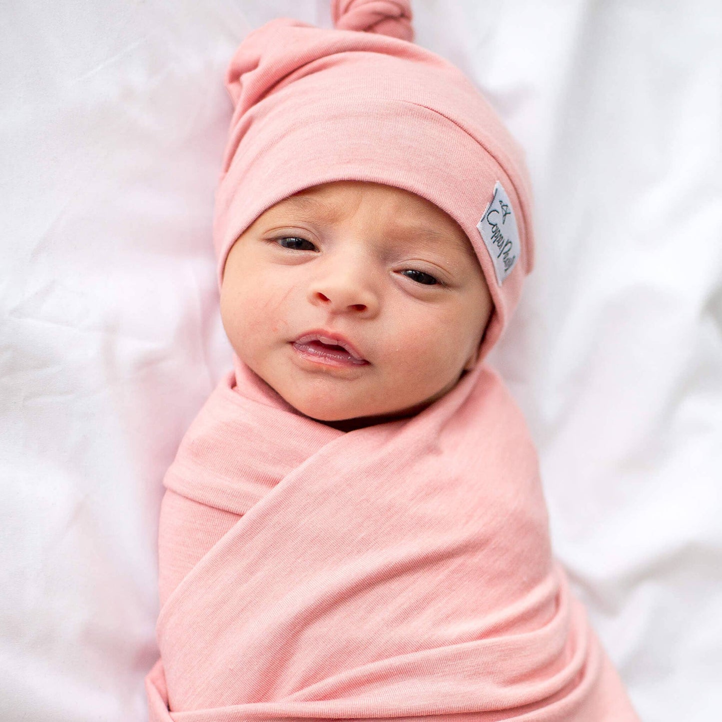 Copper Pearl | Knit Swaddle Blanket - Darling
