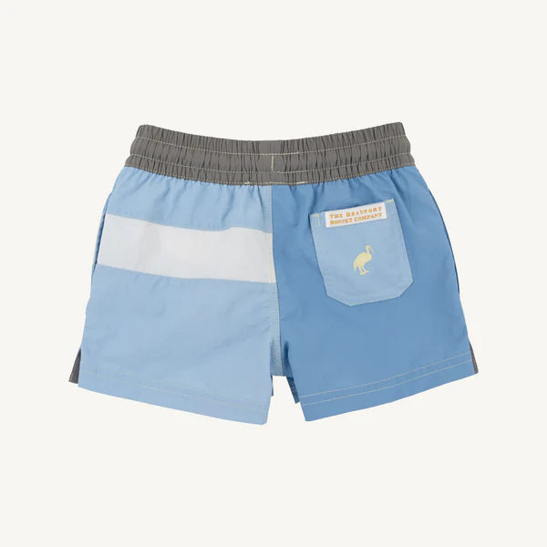 TBBC | Country Club Colorblock Trunk - Park City Periwinkle, Beale Street Blue & Grantley Gray