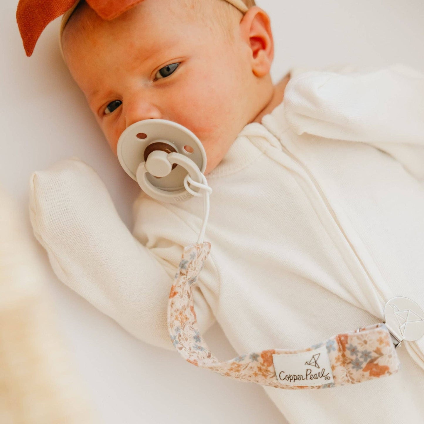 Copper Pearl | Binky Clips - Eden