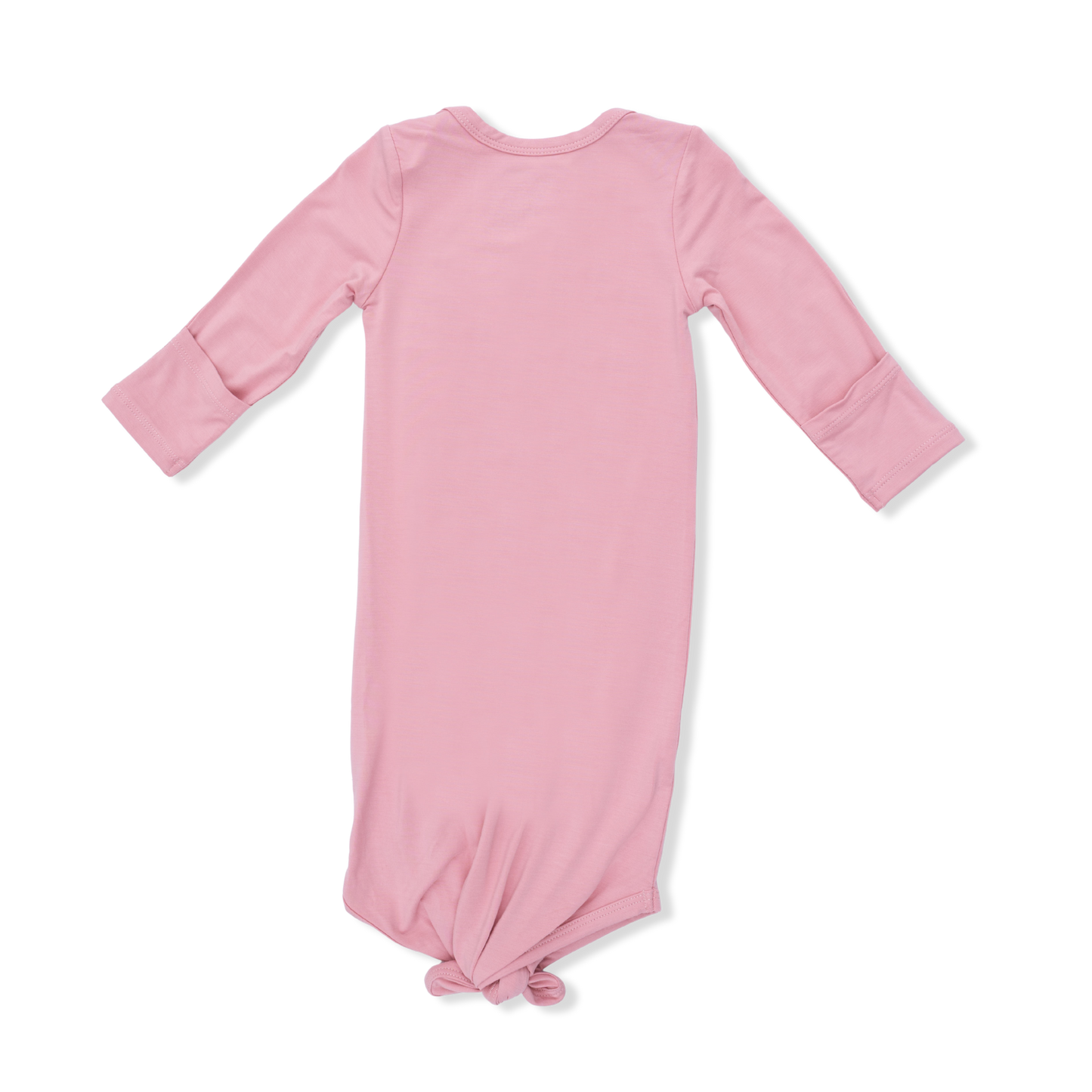 Angel Dear | Solid Rose Elegance - Knotted Gown and Headband