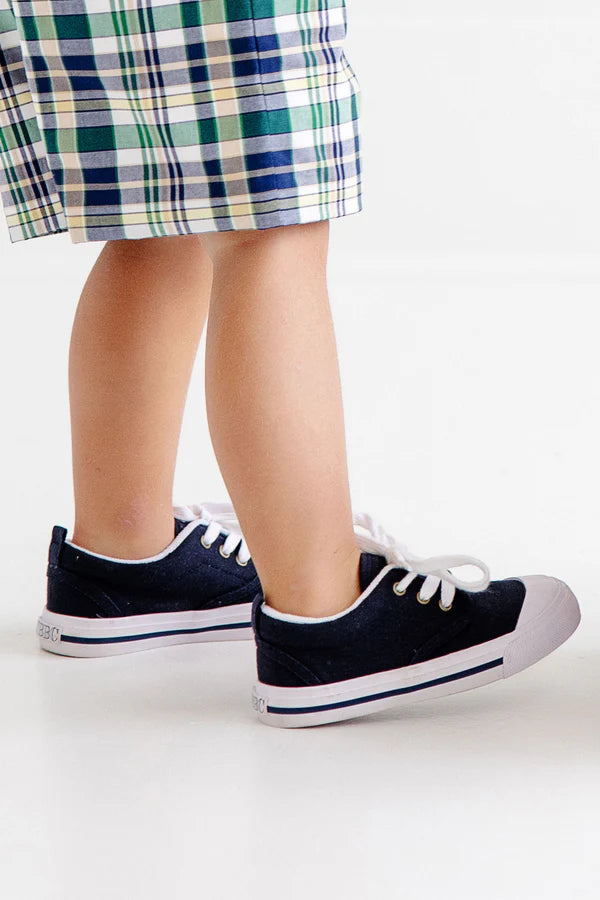 TBBC | Prep Step Sneaker - Nantucket Navy with Nantucket Navy Stripe