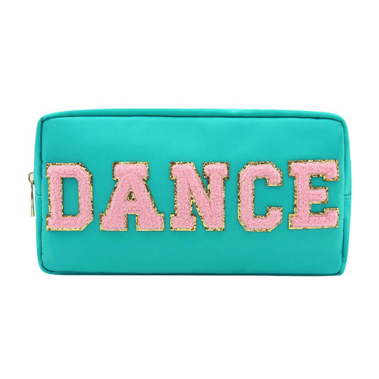 Dance Chenille Patch Cosmetic Bag