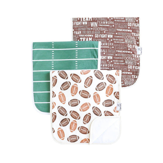 Copper Pearl | 3 Pack Premium Burp Cloths - Blitz